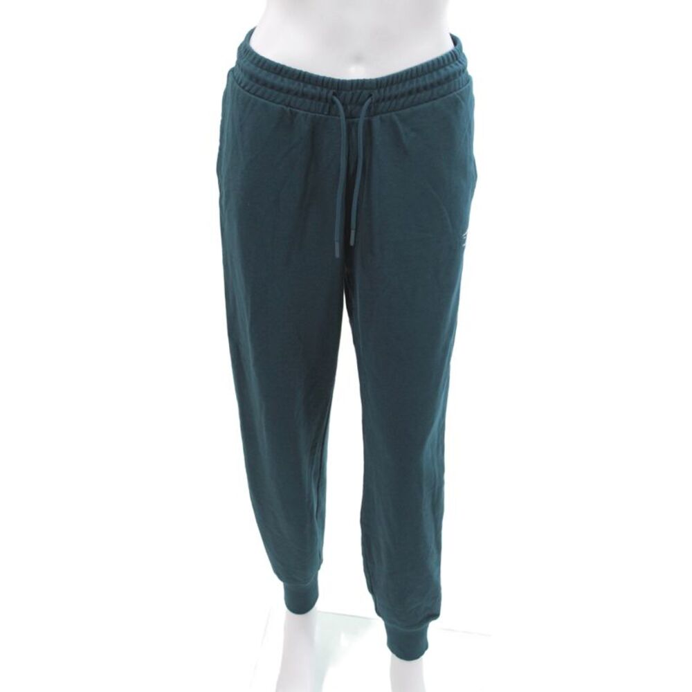 GYMSHARK Women Green Jogger Pants Drawstring Cotton Athleisure Size S